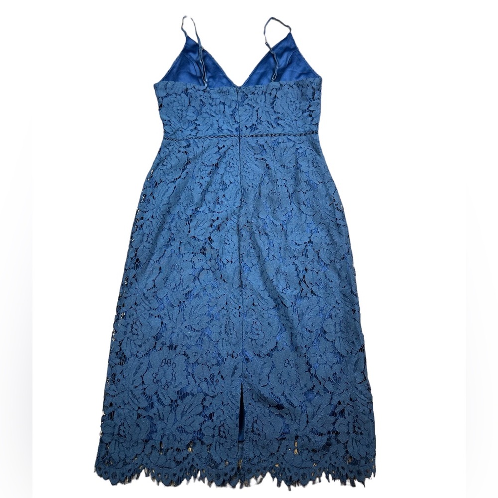 ASTR THE LABEL: Navy Blue Lattice Lace Mini Dress -Size Small - Picture 9 of 12